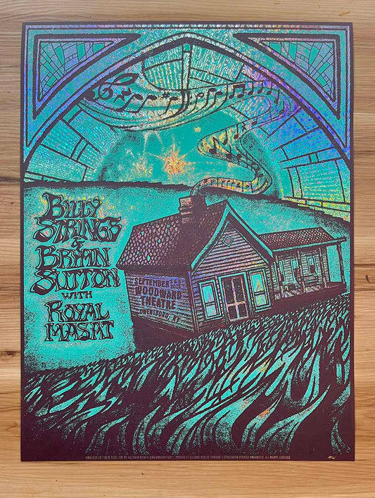 FOIL Official Billy Strings Owensboro Show Poster 9/5-6
