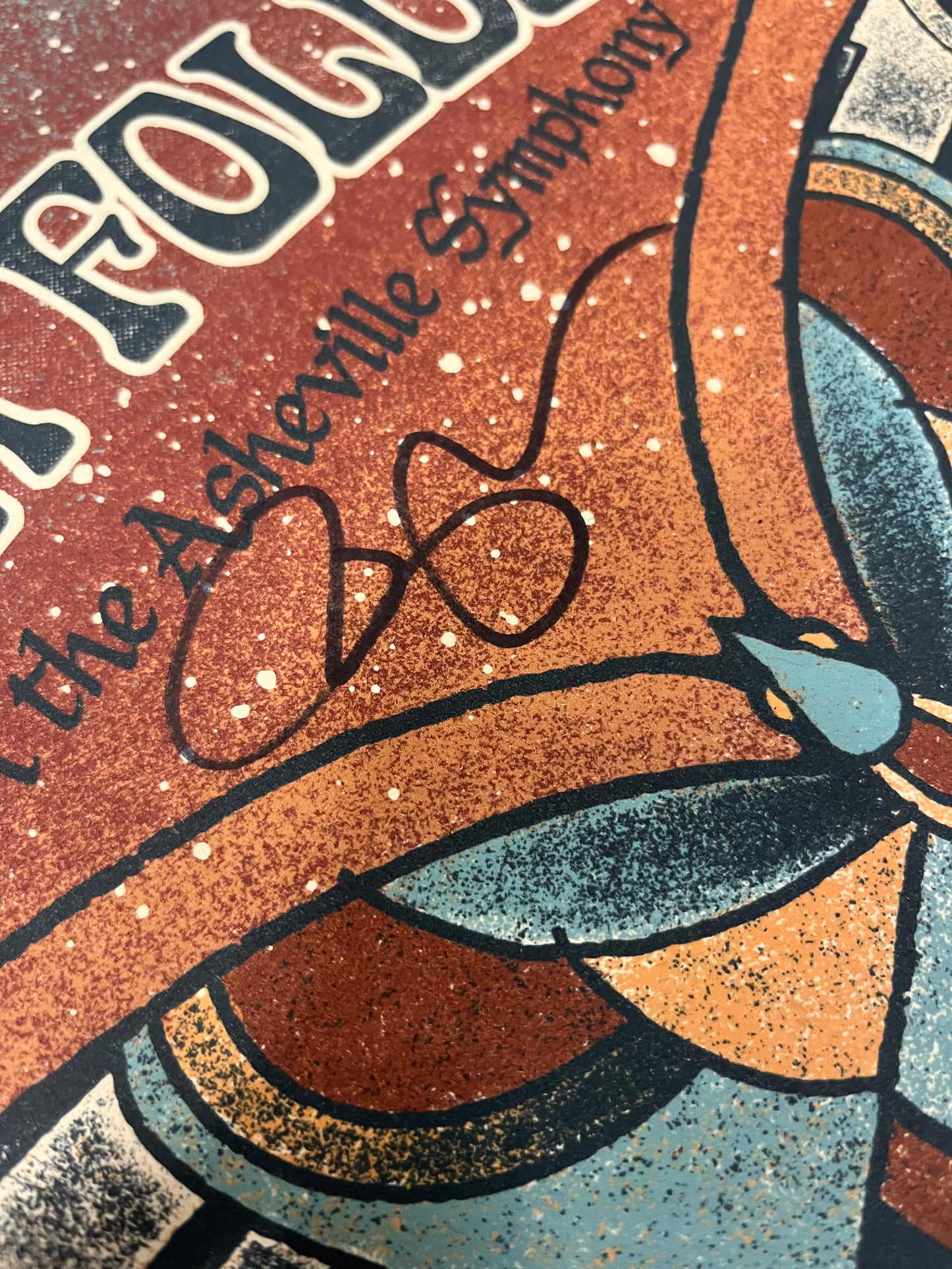 SIGNED Ben Folds and The Asheville Symphony Poster Oct 10, 2025