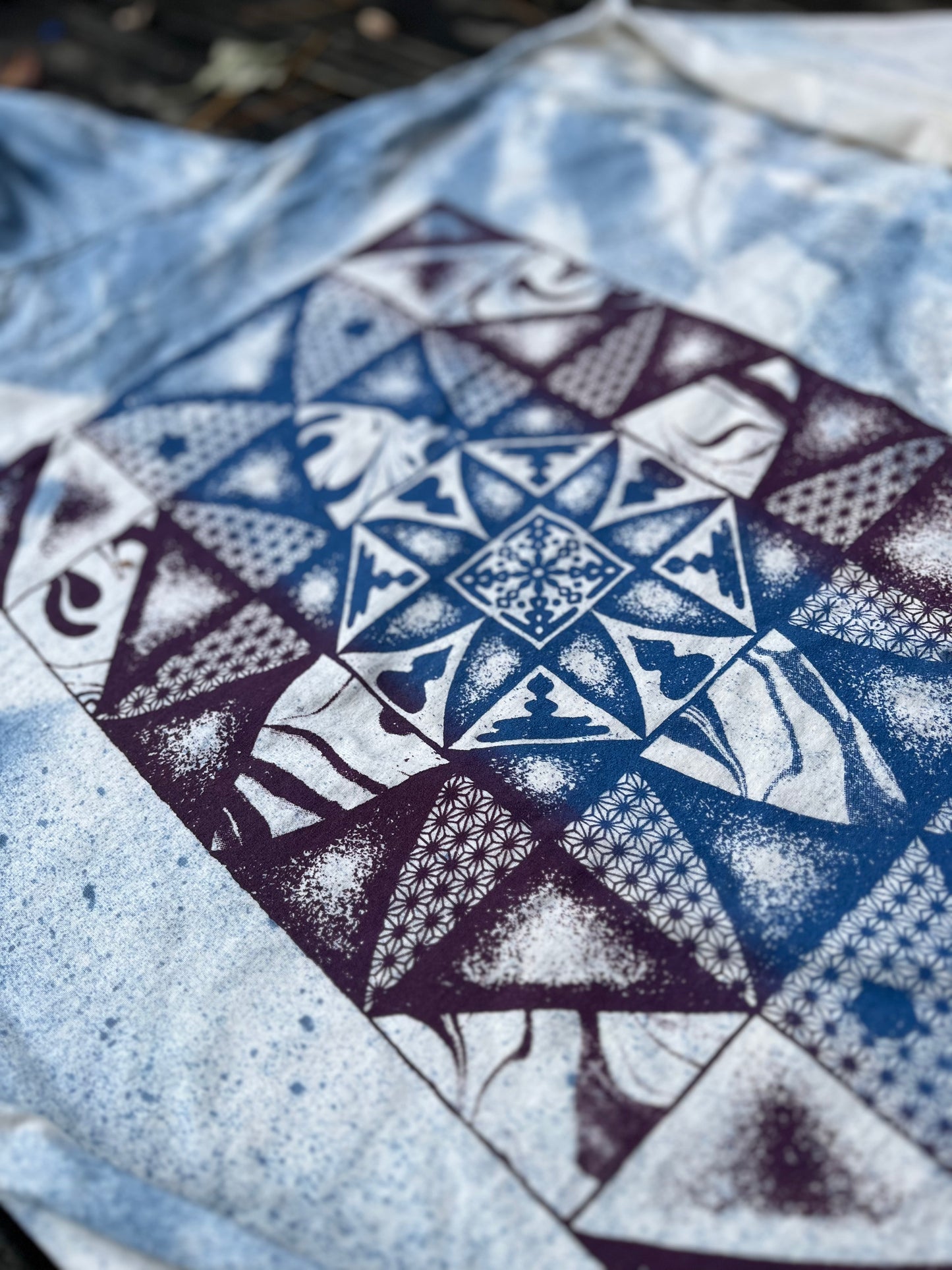 RIVER ARTS DISTRICT AVL Hooded Long Sleeve Tee