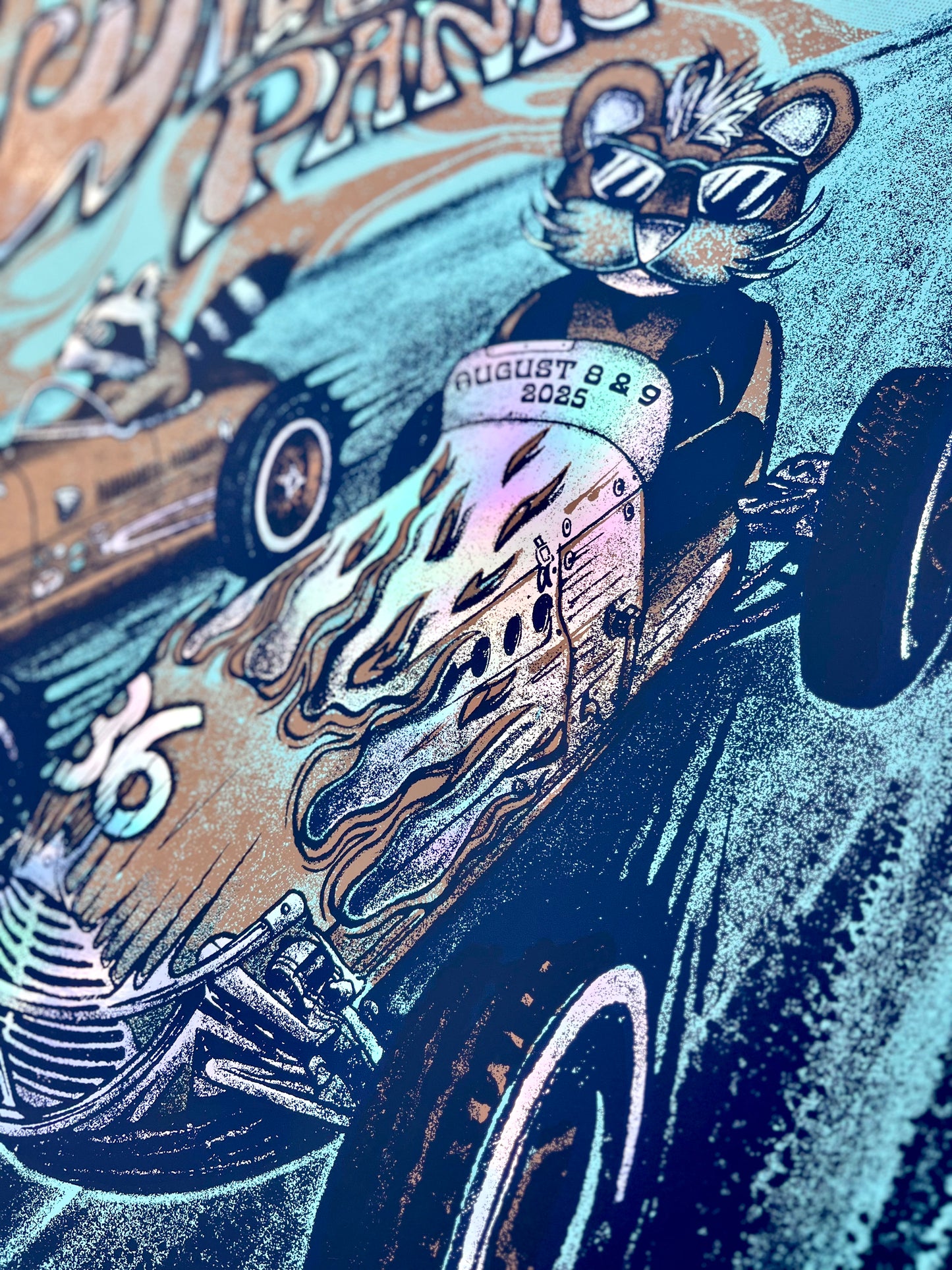 FOIL Widespread Panic Official Indy 2025 Poster