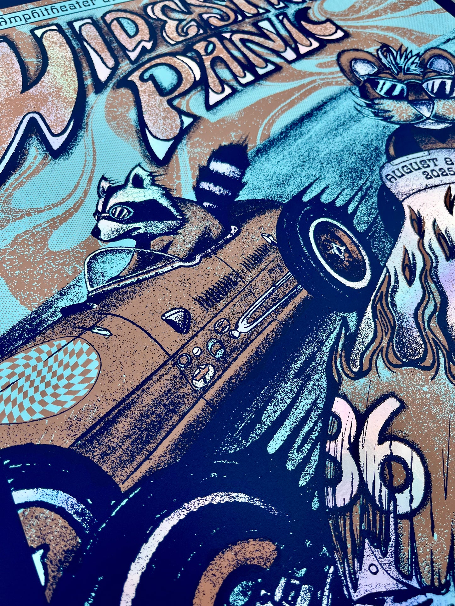 FOIL Widespread Panic Official Indy 2025 Poster