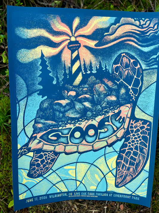 Official Goose Wilmington Show Poster 6/17