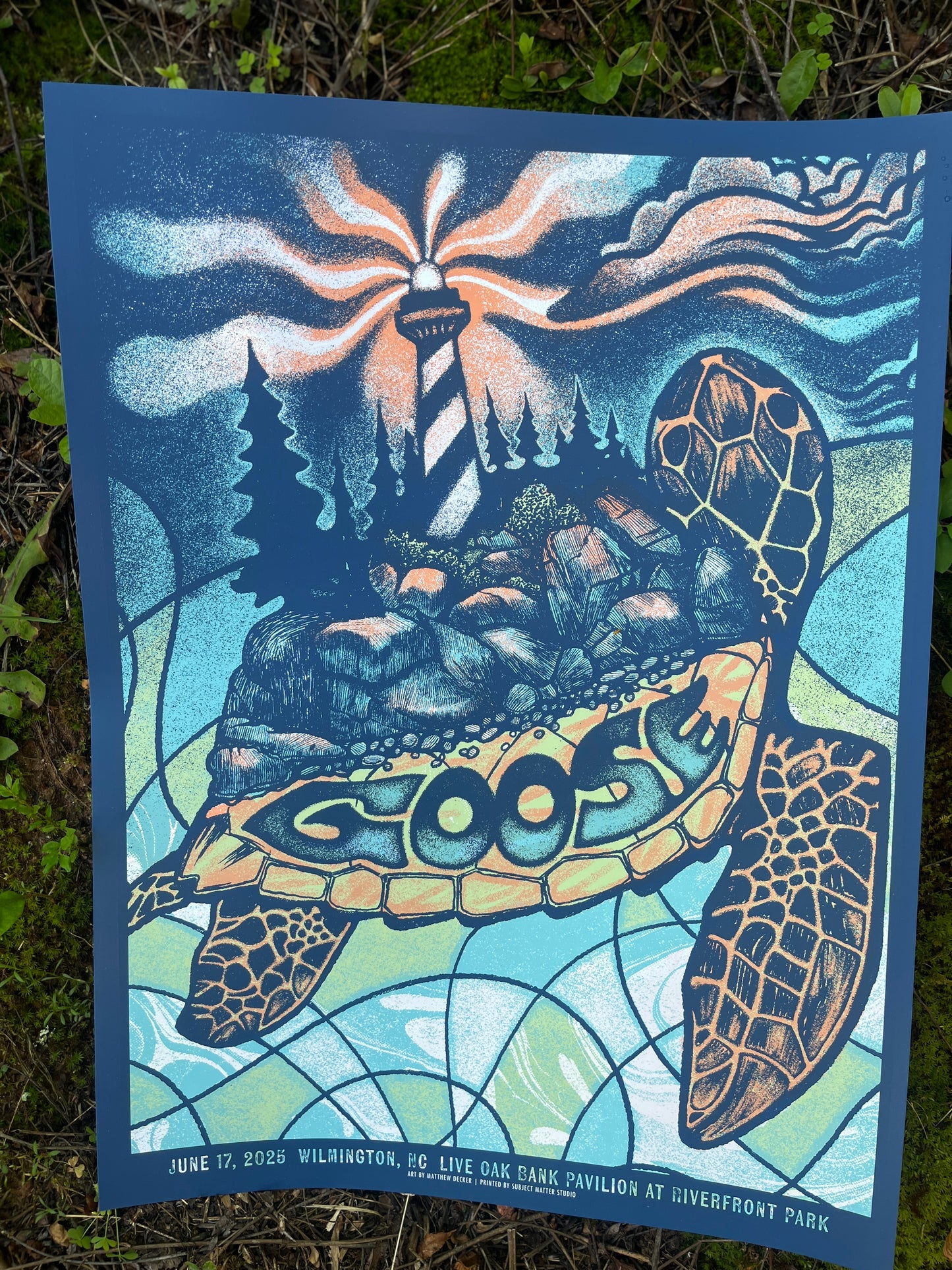 Official Goose Wilmington Show Poster 6/17 FOIL