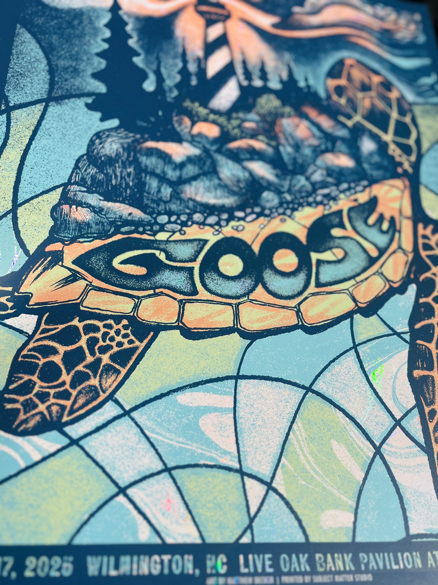 Official Goose Wilmington Show Poster 6/17 FOIL