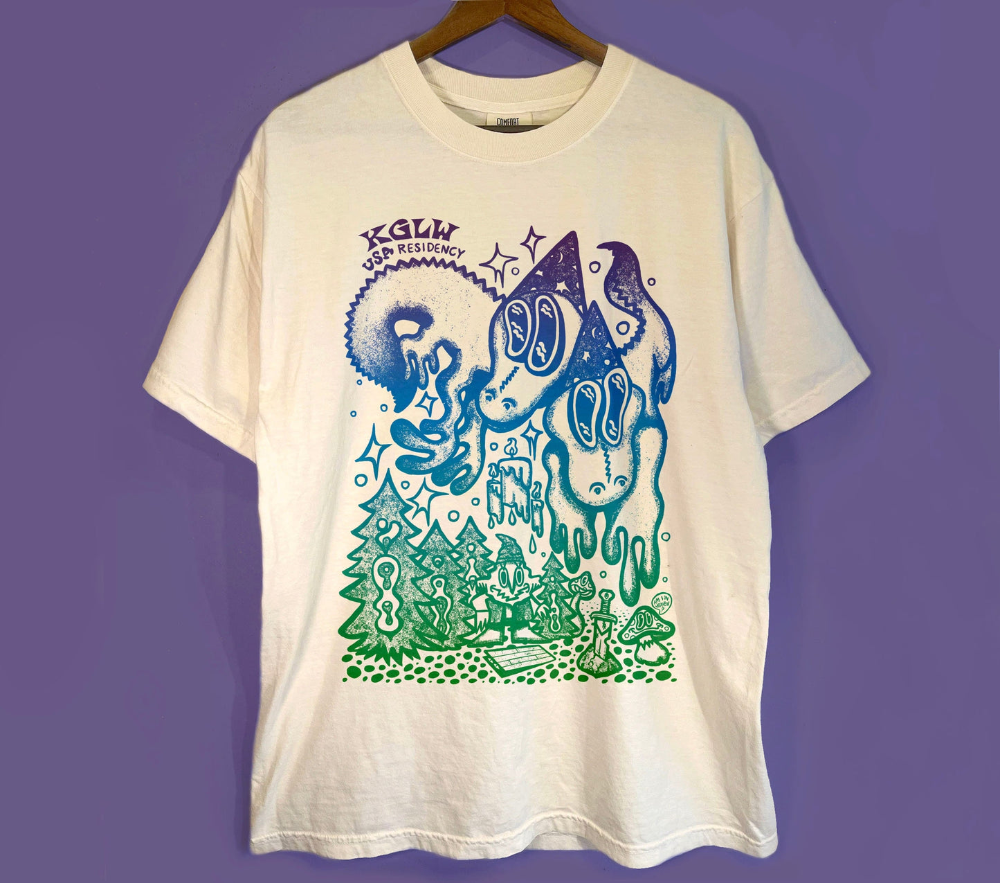King Gizzard USA Residency Tour Shirt | King Gizzard & The Lizard Wizard Tee | Handmade Oversized Screen print