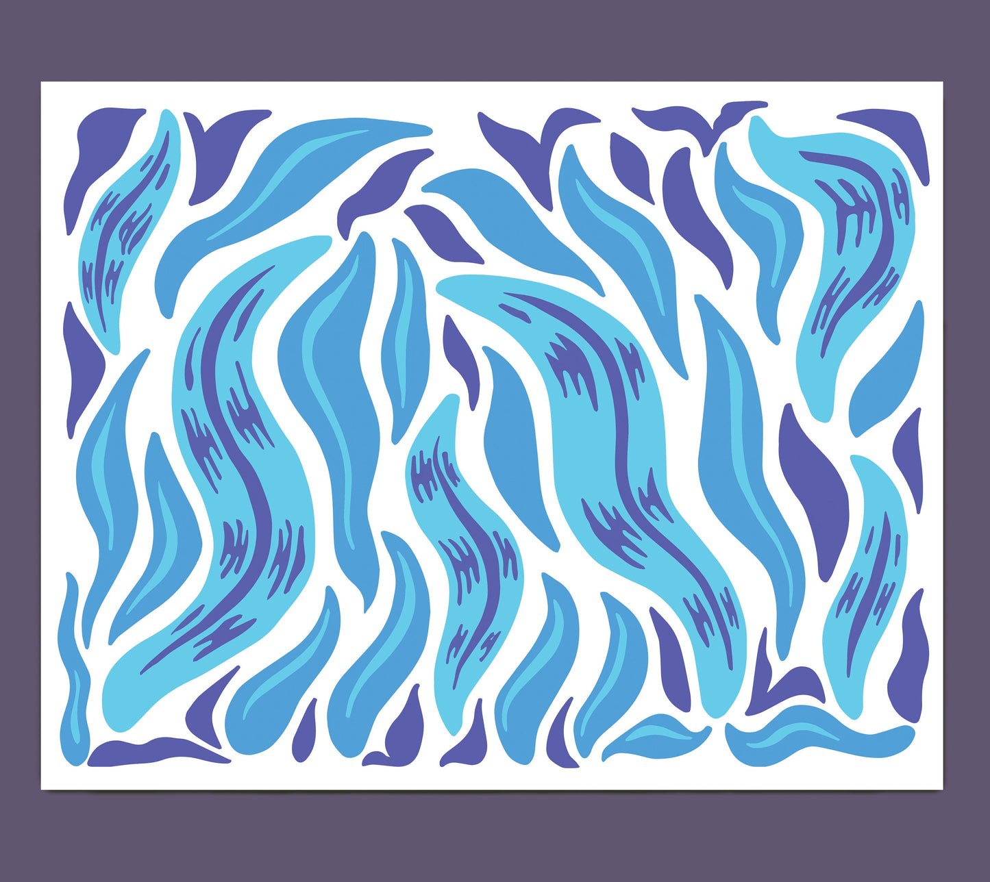 Blue Grass Art Print