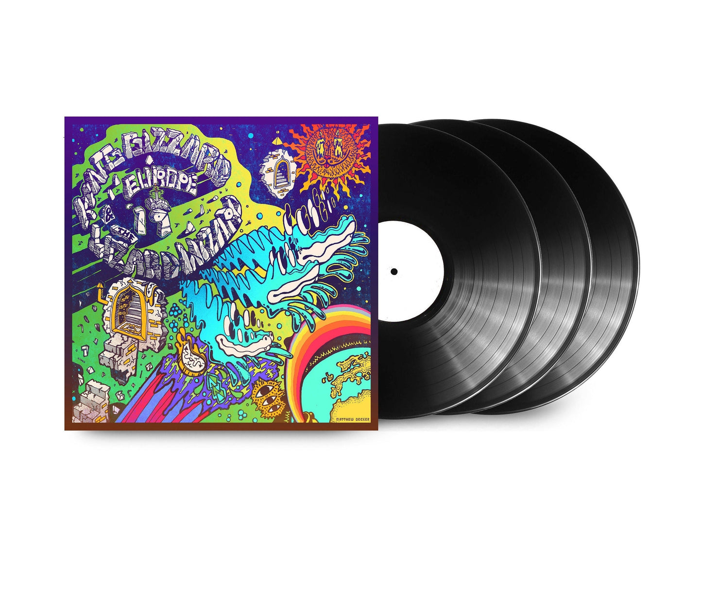 King Gizzard Europe 2019 Test Pressing Vinyl, 3LP set, King Gizzard and The Lizard Wizard Vinyl