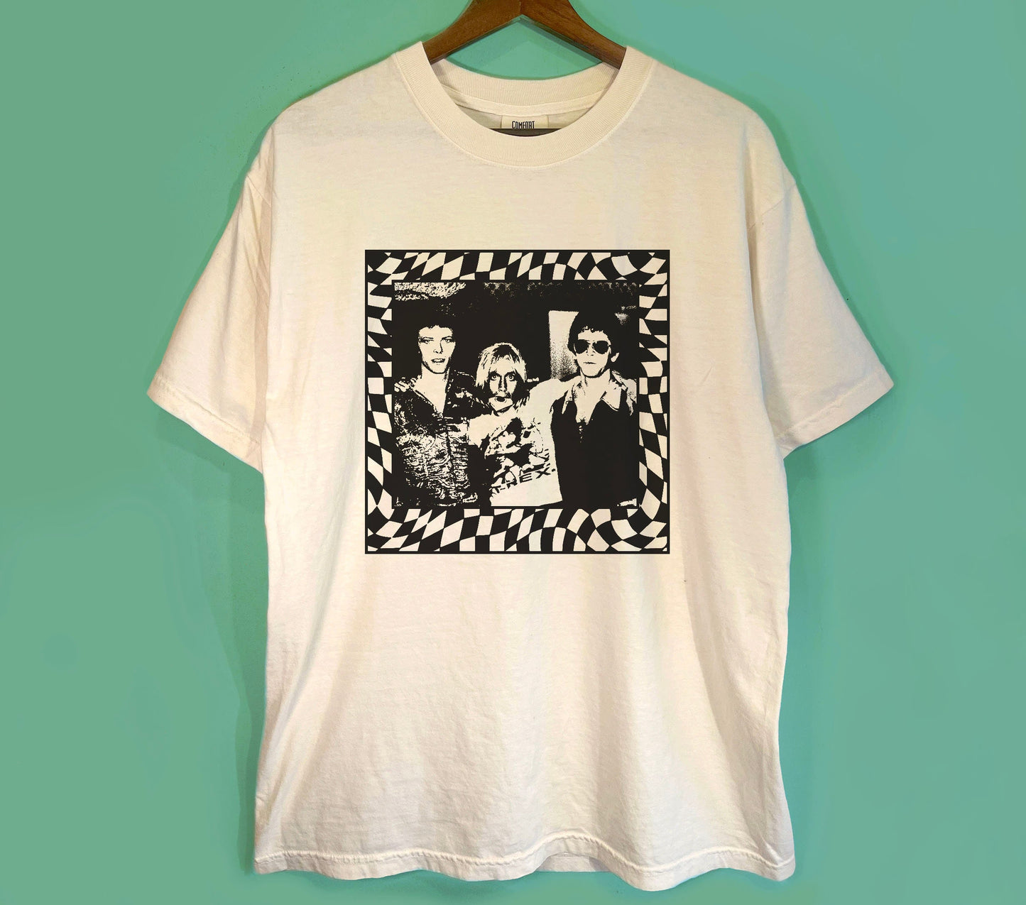 Iggy Pop, David Bowie, Lou Reed shirt, Punk rock tee, 70's Vintage Rock Tee, Classic Rock tee, Glam Rock Tee
