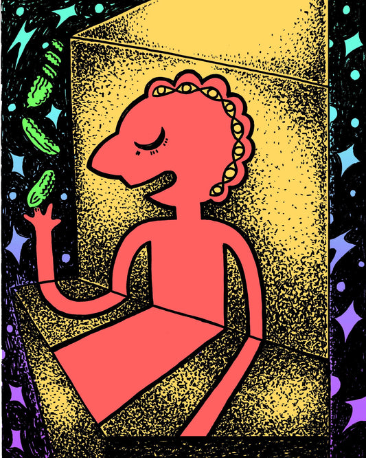 Prismo Art Print, Adventure Time art, Adventure Time Wall art, Prismo's Pickles Art Print