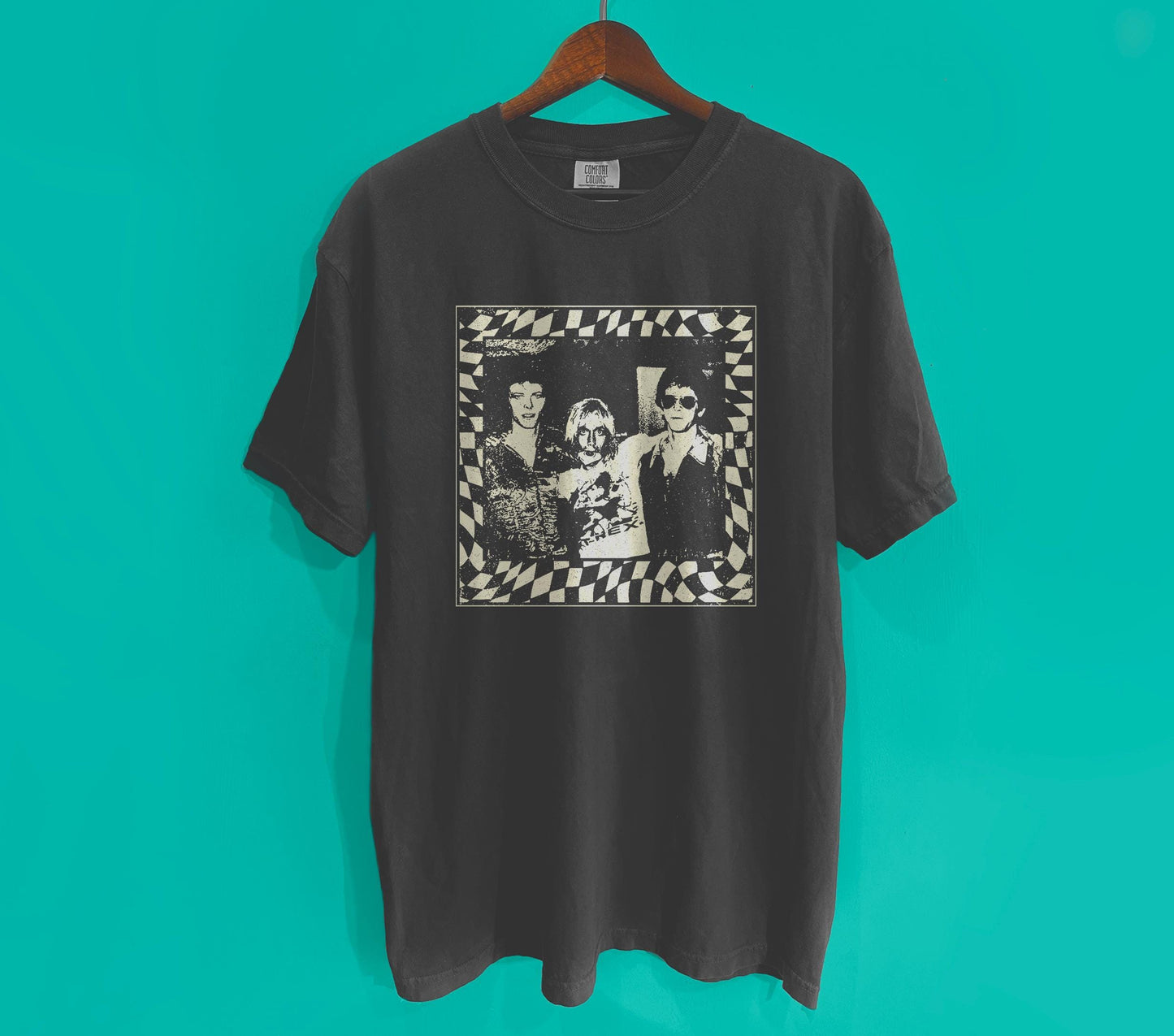 Iggy Pop, David Bowie, Lou Reed shirt, Punk rock tee, 70's Vintage Rock Tee, Classic Rock tee, Glam Rock Tee