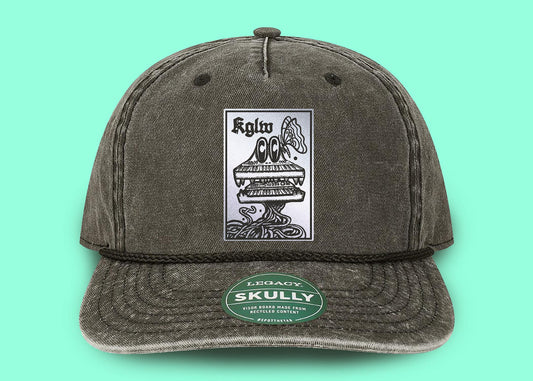Silver Cord Butterfly King Gizzard Lizard Wizard Denim Washed Dad Hat | KGLW Fan Gift
