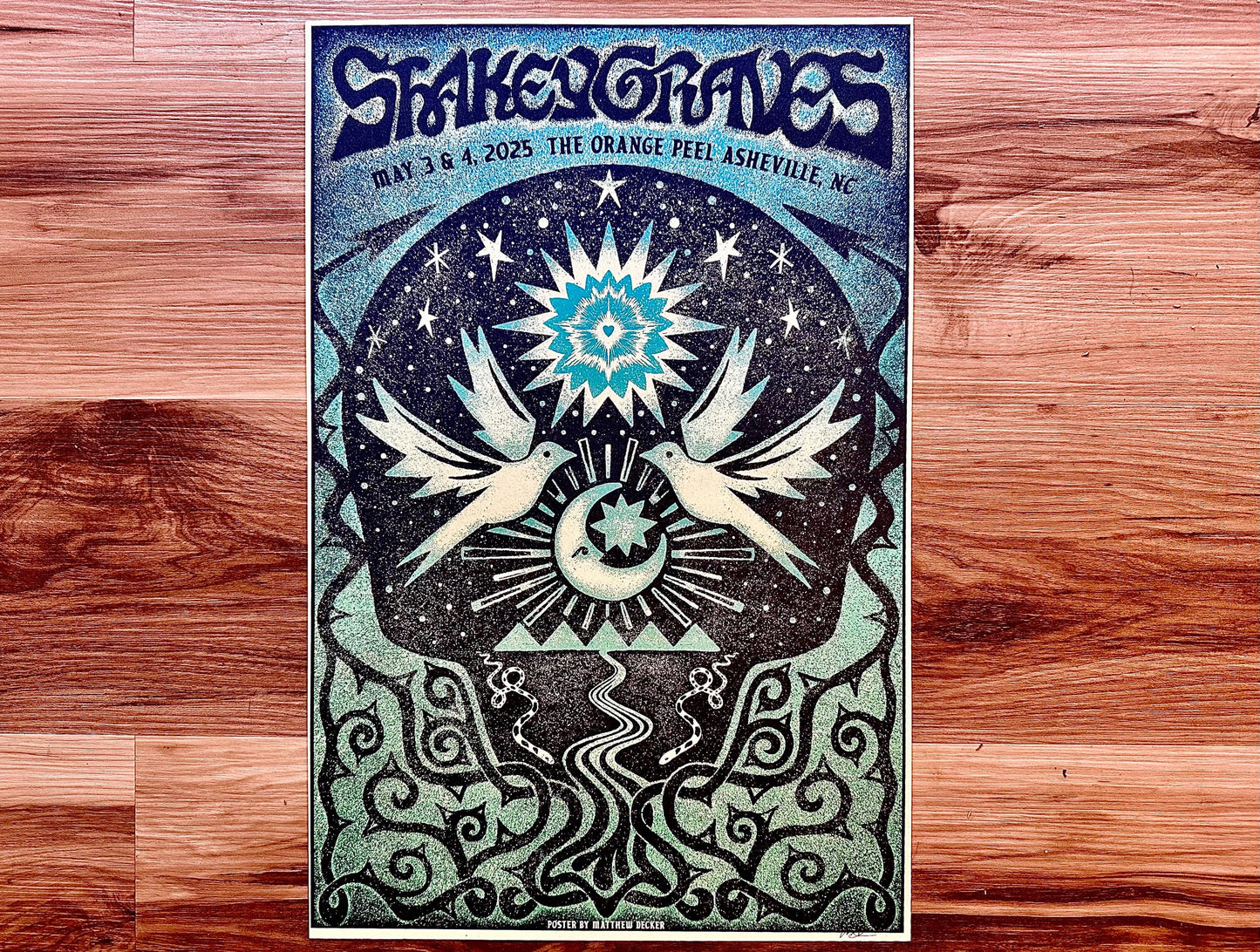 Shakey Graves And The War Came Anniversary Poster