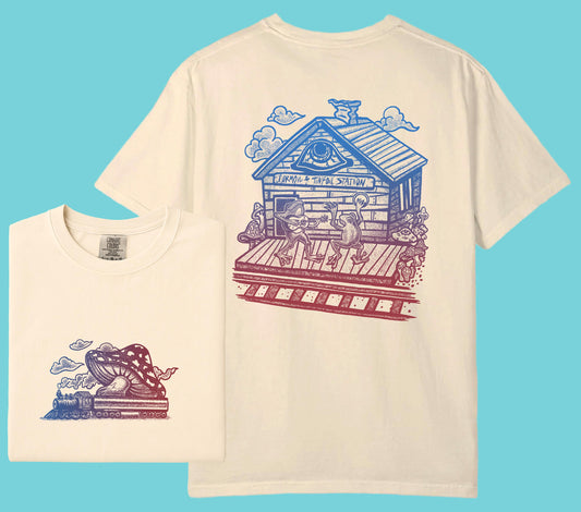 Turmoil & Tinfoil Station Tee