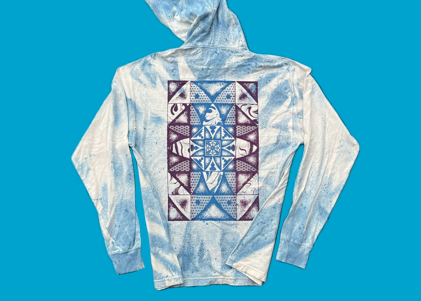 RIVER ARTS DISTRICT AVL Hooded Long Sleeve Tee