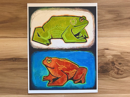 Frog and Toad fine art print