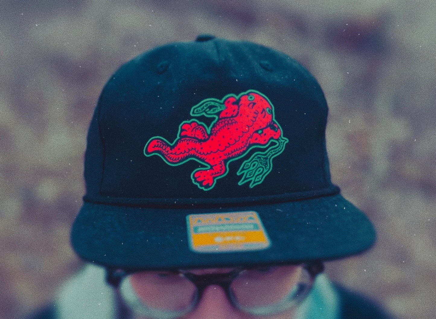 Hellbender Salamander Hat Appalachian Nature Wildlife Embroidered Cap Hiking Outdoor Gift