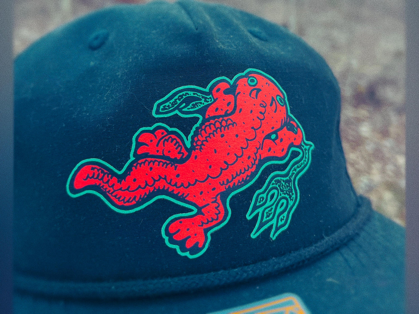 Hellbender Salamander Hat, Appalachian Nature hat, Salamander Hat