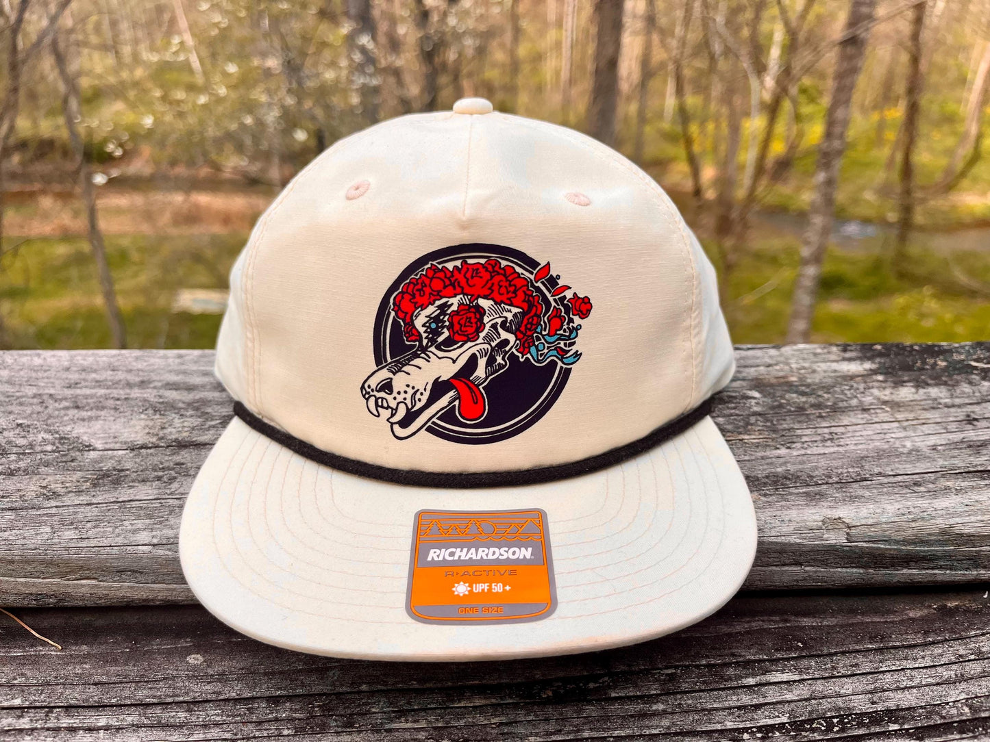 Grateful Dead fan hat, Dire Wolf Bertha Skull hat, Jerry Garcia Hat, Adjustable Hat