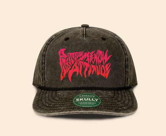 Positive Mental Attitude Hat, PMA hat, Punk Mental Health Hat