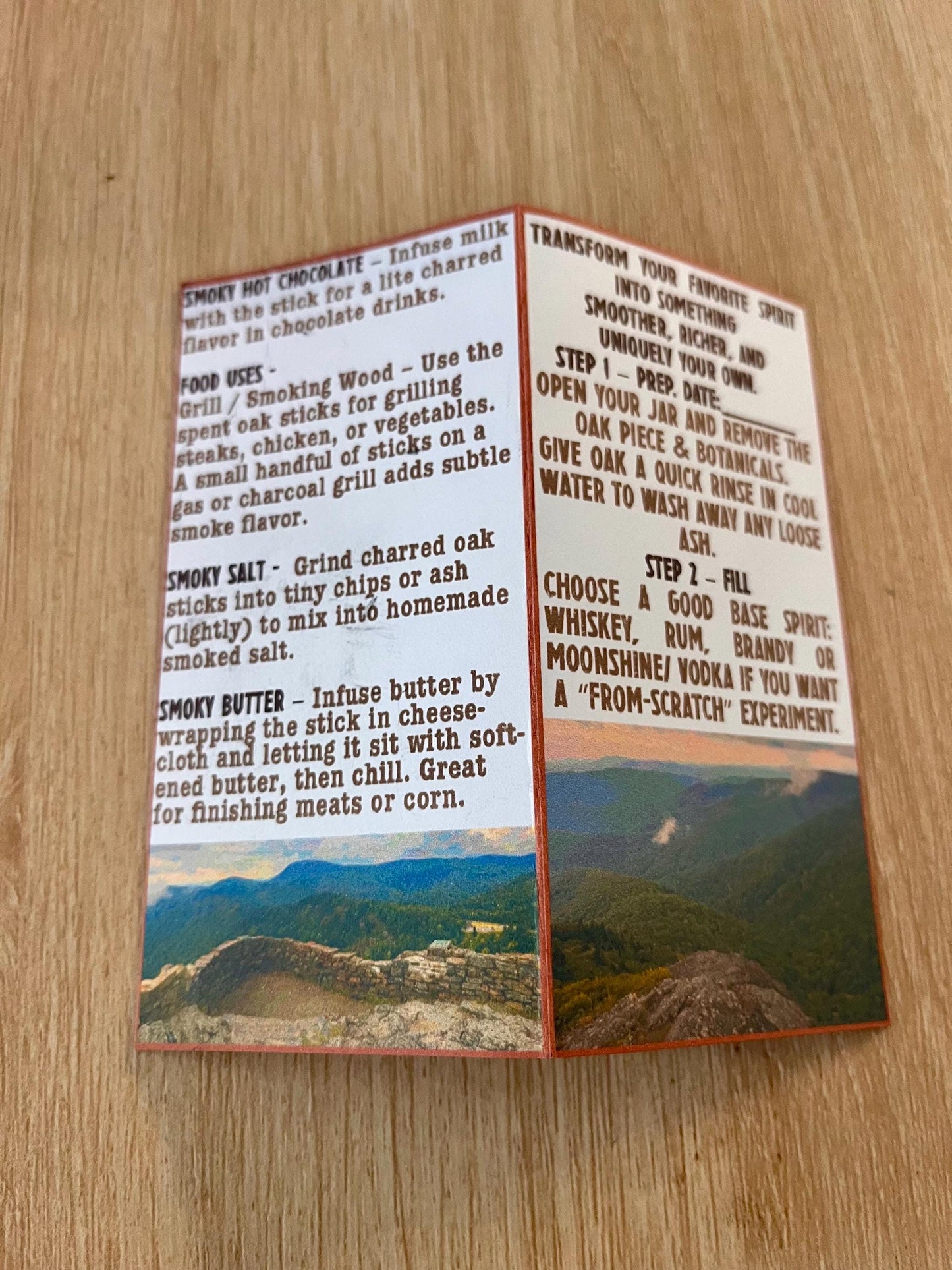 Devils Cuthouse Bourbon Aging Kit – Asheville Charred White Oak Sticks with Vanilla Bean & Blood Orange | Whiskey Finishing Gift Set