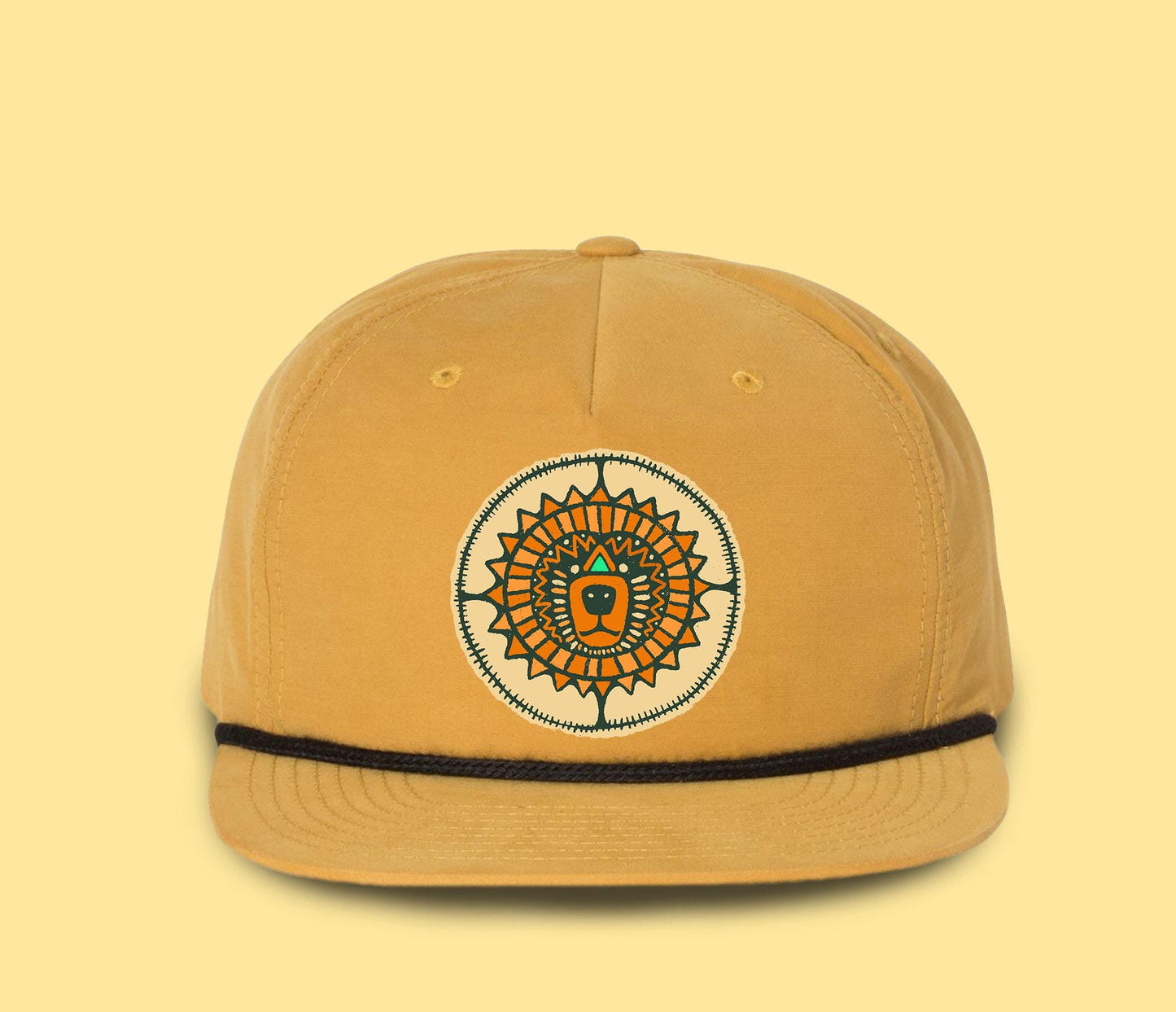 Sun Bear Hat Outdoor Hiking Cap Appalachian Nature Lover Gift Wilderness Camping Adventure Apparel