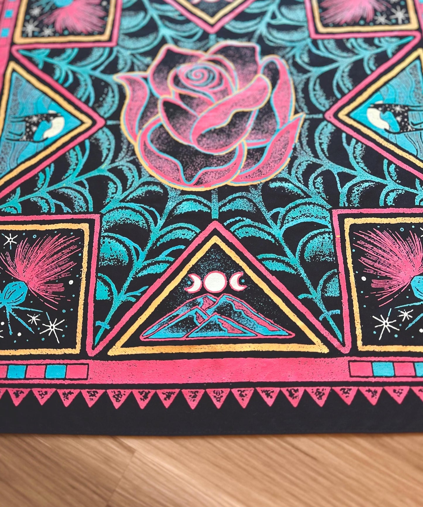 Desert Rose Floral Bandana | Boho Western Accessory