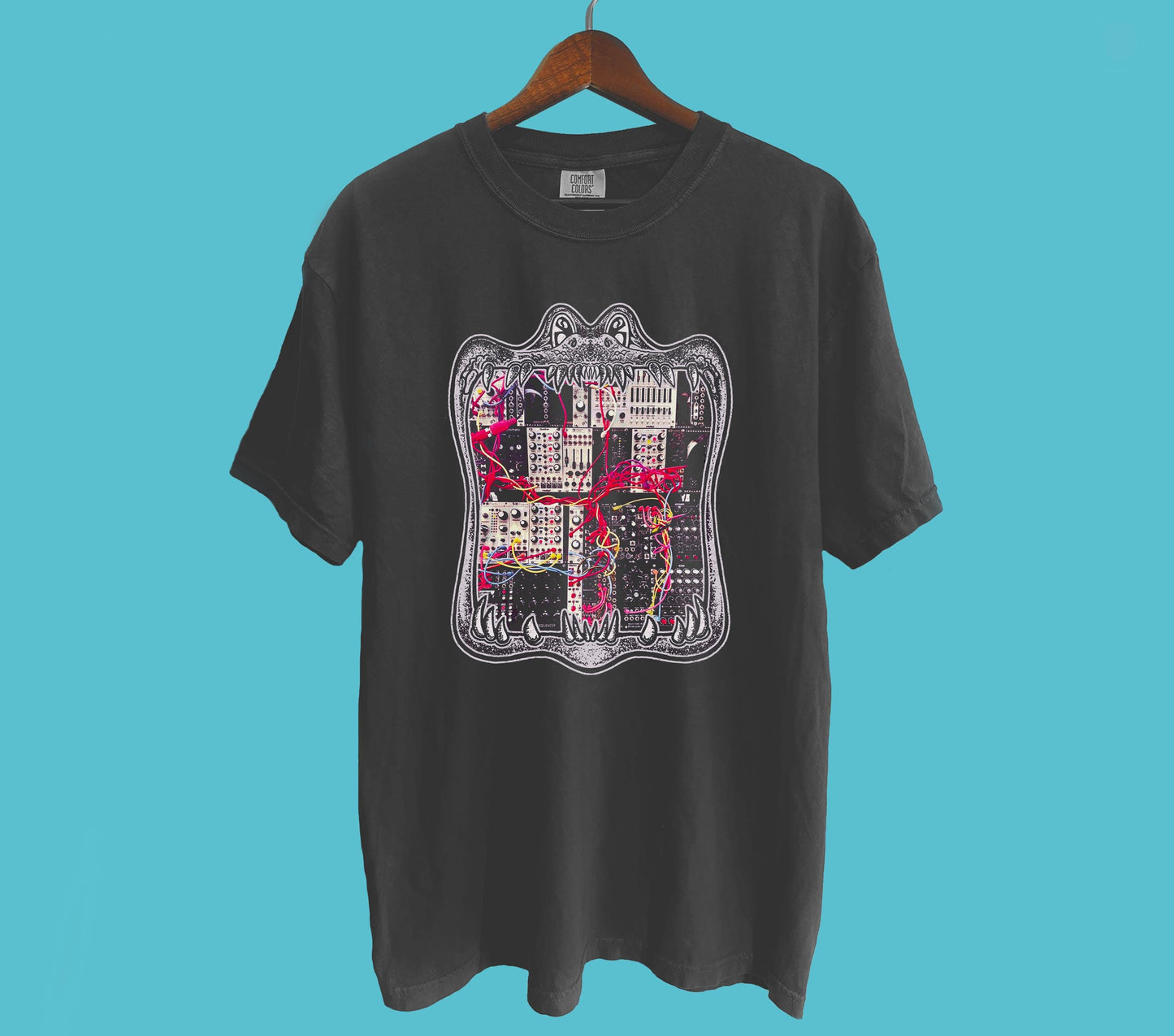 King Gizzard KGLW Synth Gator Tee | Psychedelic Rock Fan Gift Comfort Colors Shirt