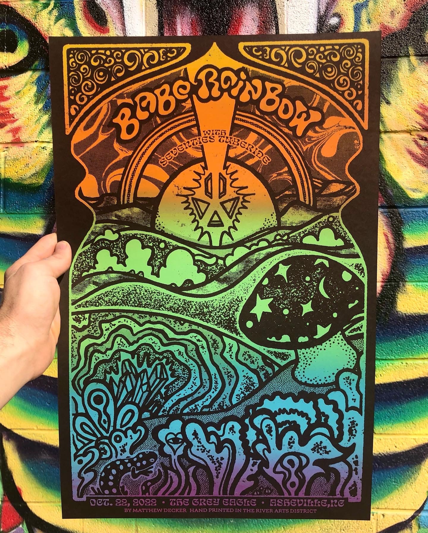 Official Babe Rainbow Asheville Poster