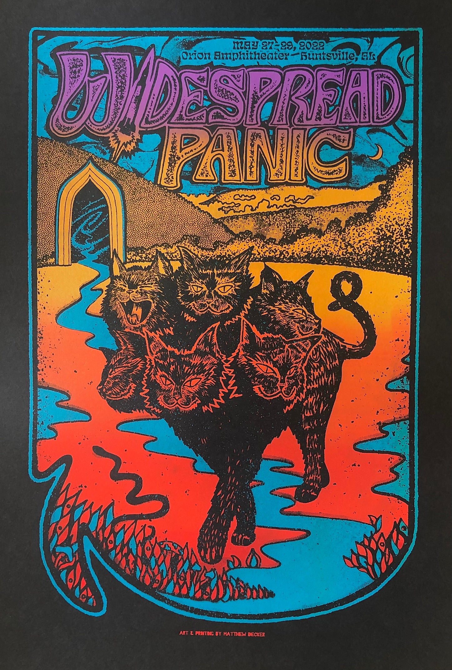 Widespread Panic Huntsville 2022 Poster - Artist Bundle