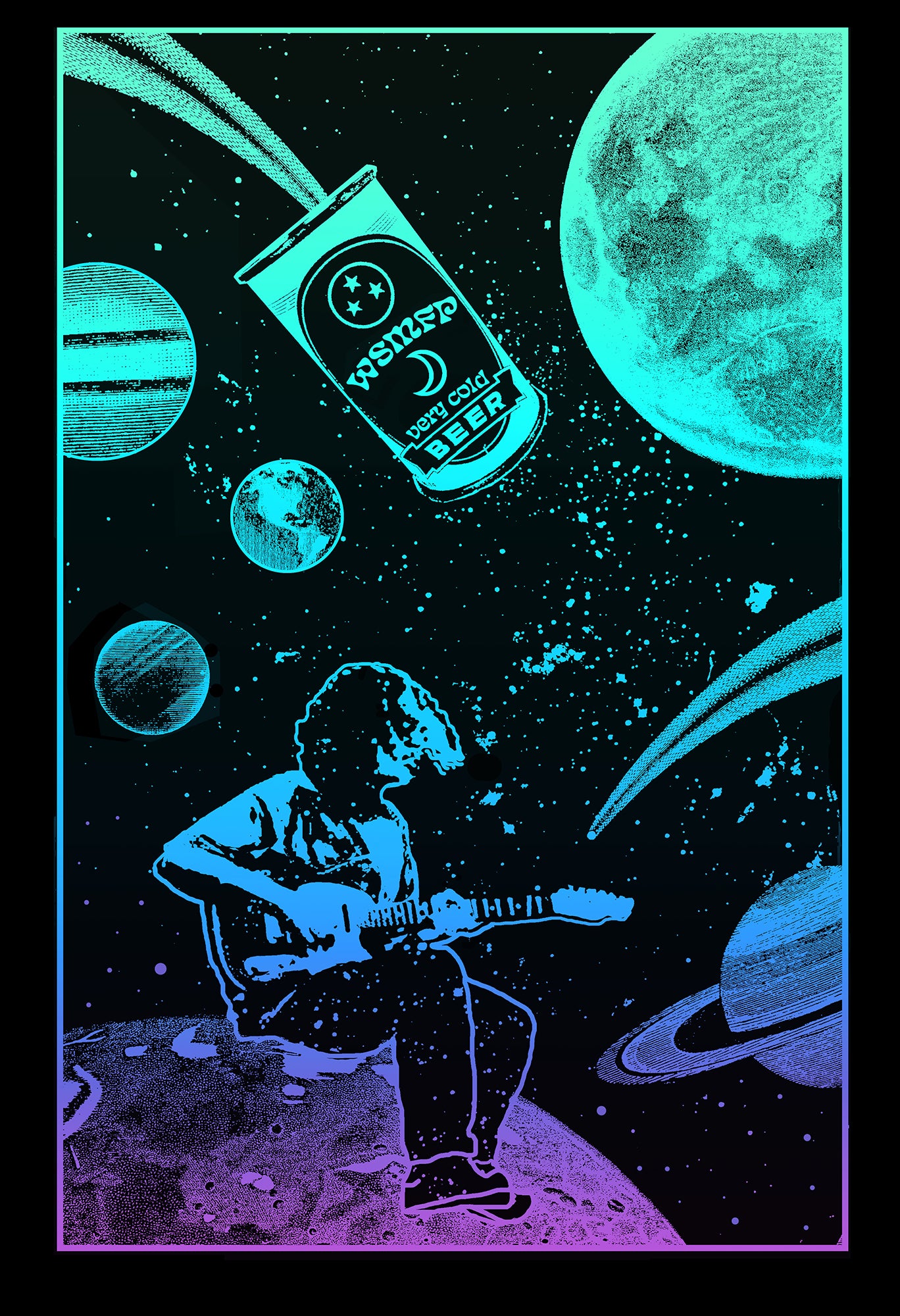 Mikey/ Space Wranger Screen Print